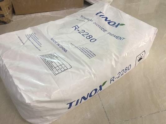TINOX R-2280 硫酸プロセス 優れた透明性と青色の下色を持つプラスチックのためのチタン二酸化物
