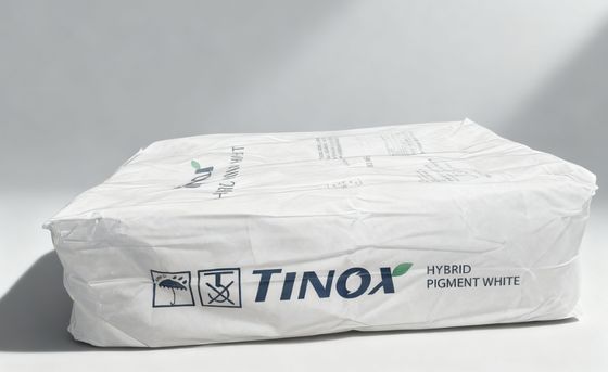 購入 TINOX TPW-714 高性能ハイブリッド色素 白 TiO2 ≥74% ルチール含有量 ≥99% 亮度 L* ≥950 online manufacture