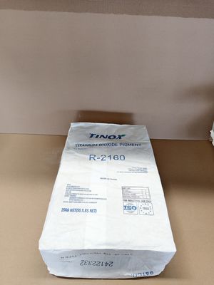 良い価格 TINOX R-2160 Titanium Dioxide Rutile with CAS No 13463-67-7 and Oil Absorption 15-25 g/100g as White Powder オンライン