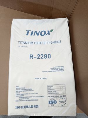 良い価格 TINOX R-2280 Titanium Dioxide Rutile with Excellent Opacity High Heat Resistance and Low Volatility for Plastic Applications オンライン